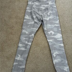 Athleta Elation 7/8 Tight in Gray Camouflage